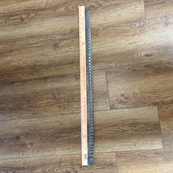 Vintage Silver Western Concho Style Stretch Elastic Belt Moto Boho Womens S/M - Picture 6 of 10